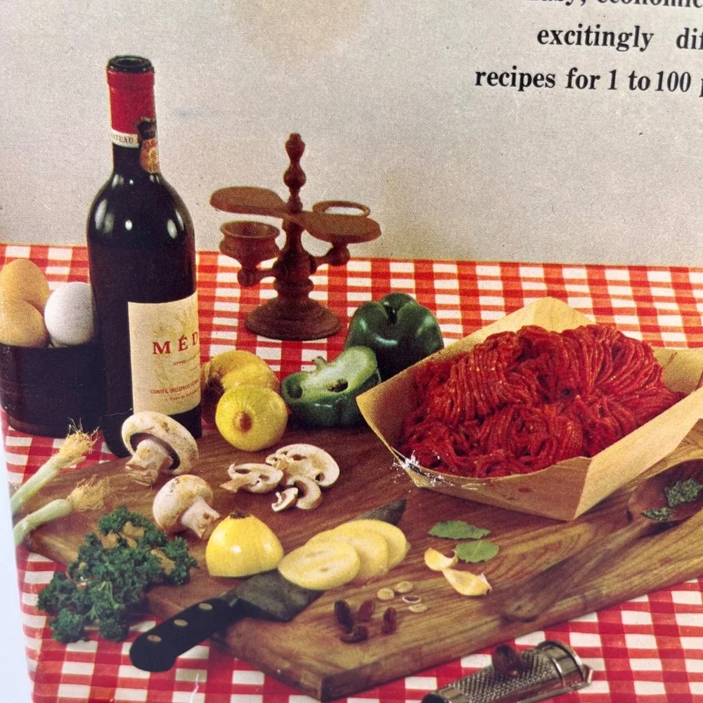 365 Ways to Cook Hamburger Doyne Nickerson Vintage 1960 Hardcover Cookbook